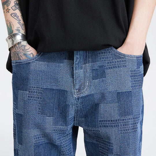 Arezzo Patchwork Denim Pants