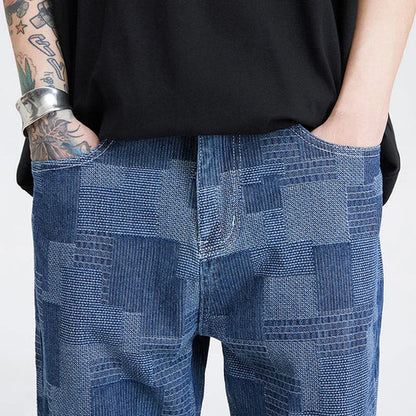 Arezzo Patchwork Denim Pants