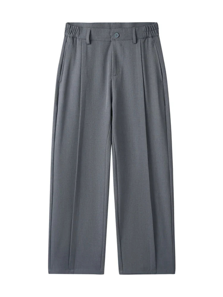 Slate Pleat Trousers