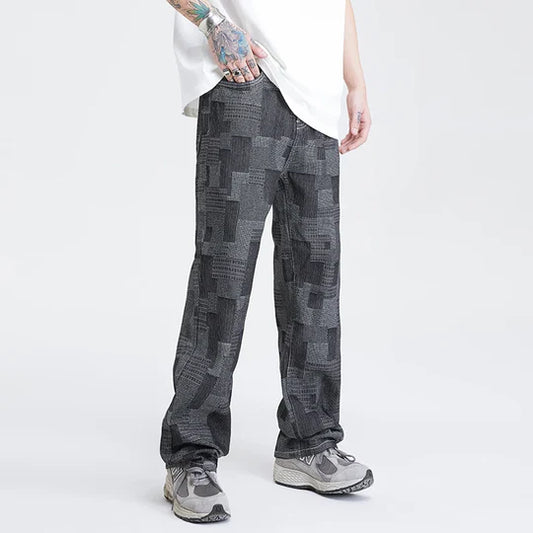 Arezzo Patchwork Denim Pants