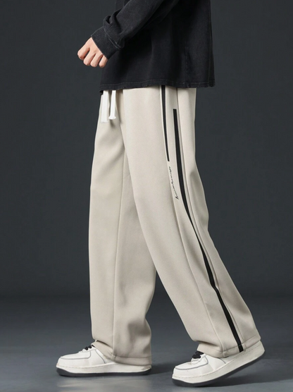 Wide-Leg Track Pants