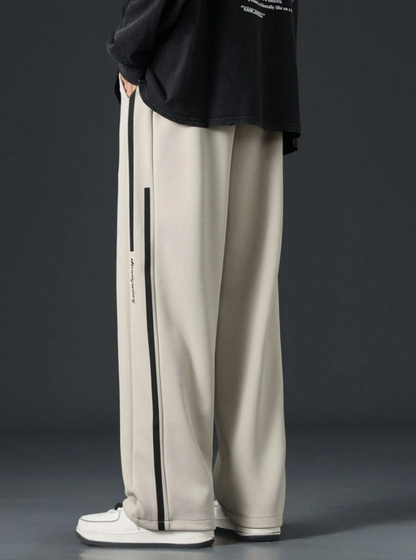 Wide-Leg Track Pants