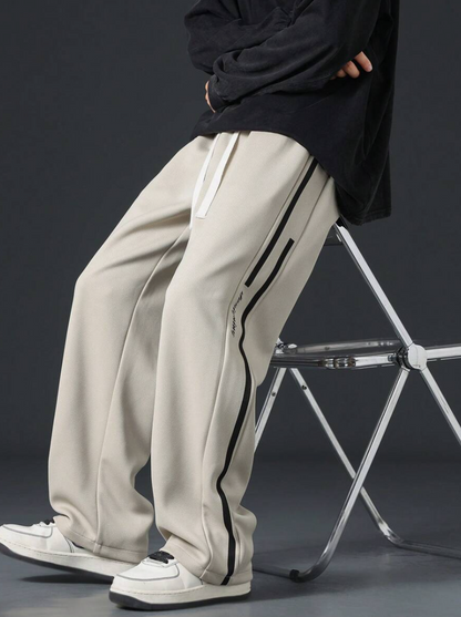 Wide-Leg Track Pants