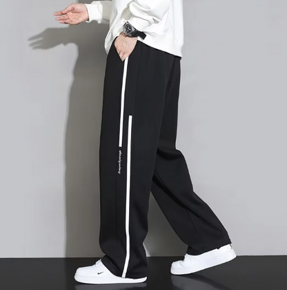 Wide-Leg Track Pants