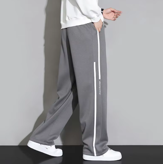 Wide-Leg Track Pants