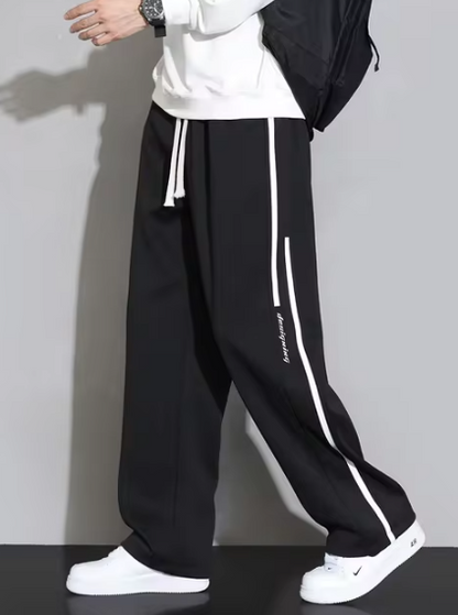 Wide-Leg Track Pants