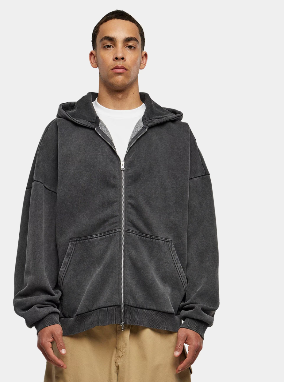 Slate Zip-Up Hoodie