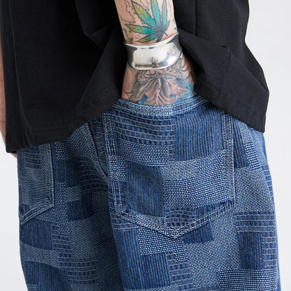 Arezzo Patchwork Denim Pants