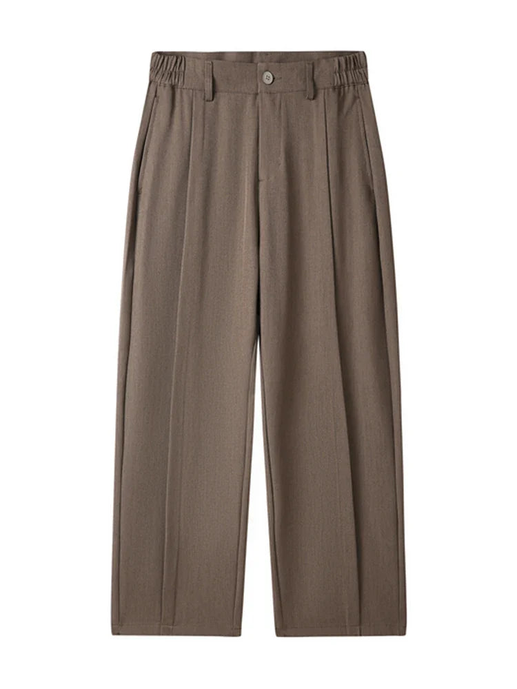 Slate Pleat Trousers