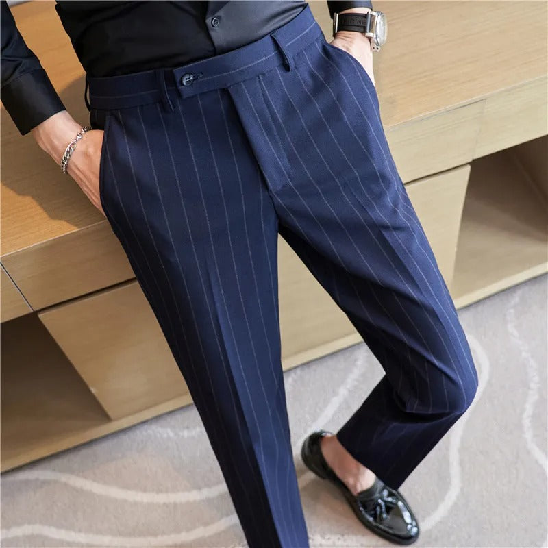 Lorenzo Pinstripe Trousers