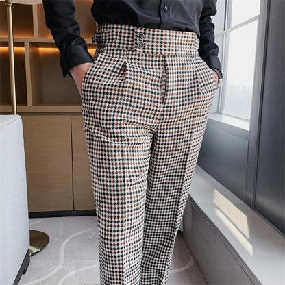 Savino Checkered Trousers