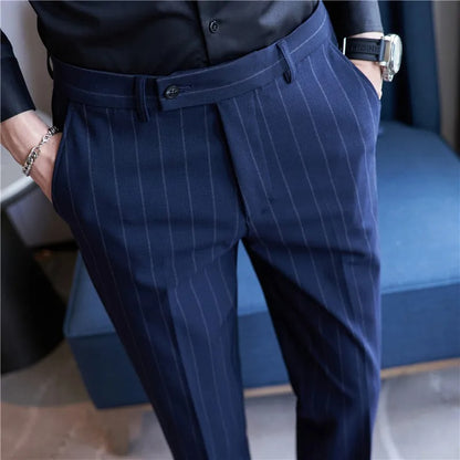 Lorenzo Pinstripe Trousers