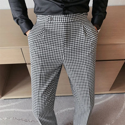 Savino Checkered Trousers