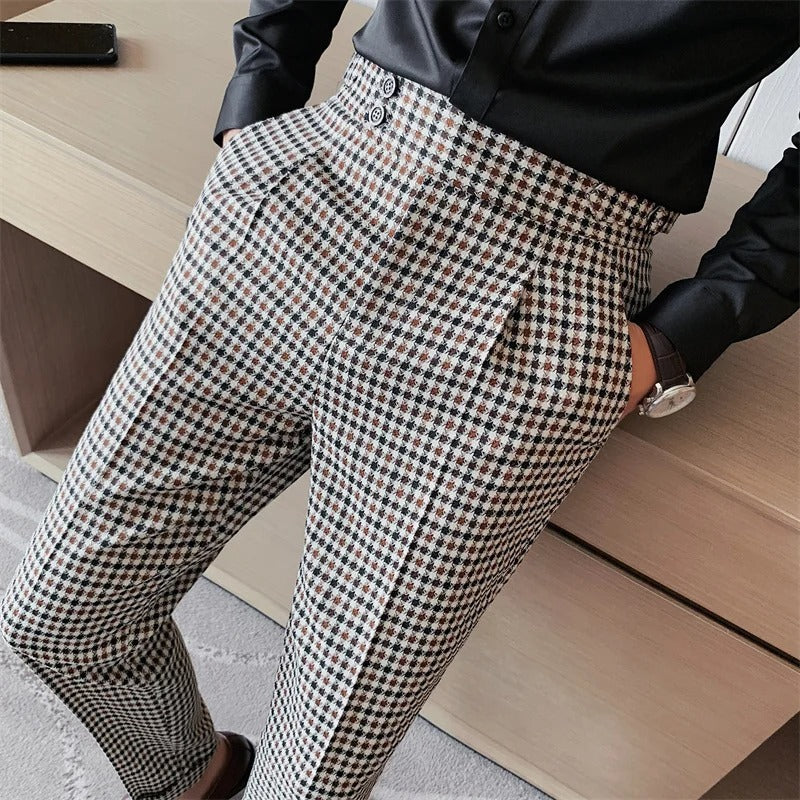 Savino Checkered Trousers