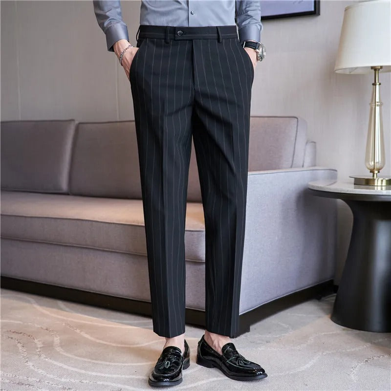 Lorenzo Pinstripe Trousers