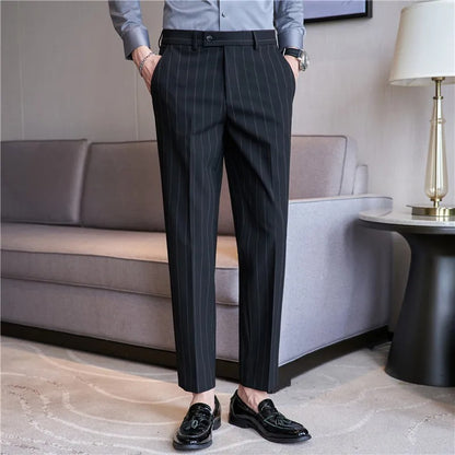 Lorenzo Pinstripe Trousers